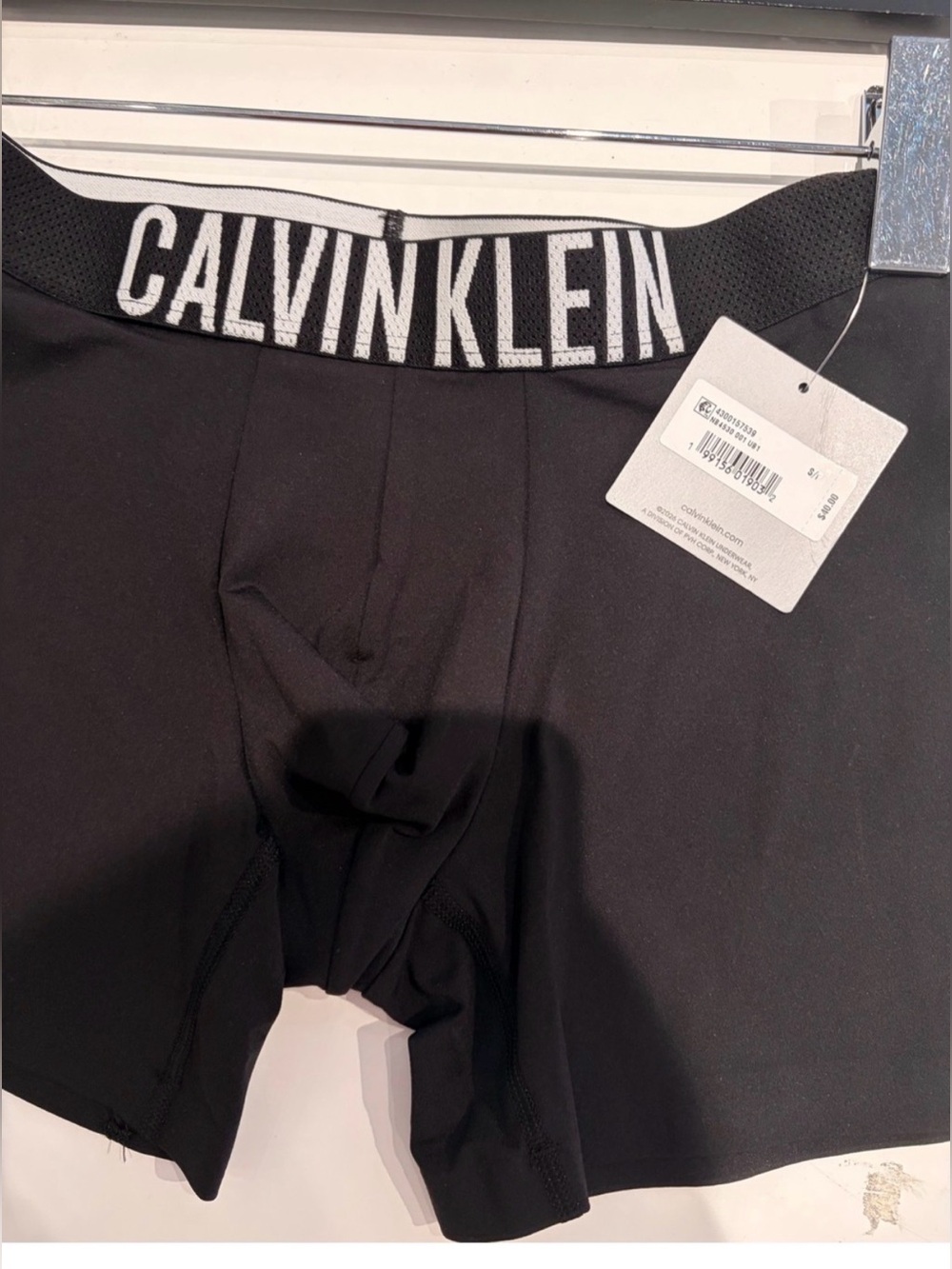 Calvin Klein Intense Power Motion Boxer Brief black - clear logo new super thin